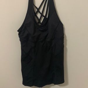 Black lululemon tank top